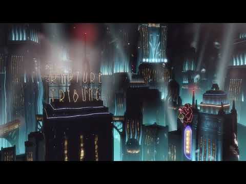 1H long relaxing screensaver from BioShock Infinite: Burial at Sea gameplay no sound no music