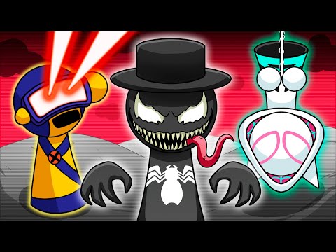 SPRUNKI, But They're SUPERHEROES?! (Cartoon Animation)