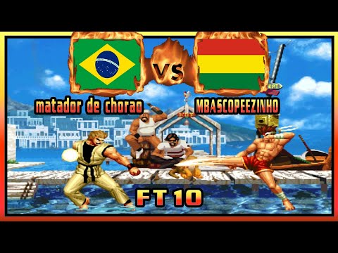 King of Fighters 95 - matador de chorao (BRA) VS (BOL) MBASCOPEEZINHO [kof95] [Fightcade] [FT10]