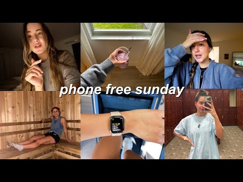 PHONE FREE DAY 📱 filling my time with things that bring me joy *productive vlog*