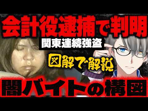 【関東連続強盗】闇バイトの資金管理役の女逮捕！…指示役逮捕までカウントダウン？！かなえ先生が最新情報を解説【Vtuber切り抜き】