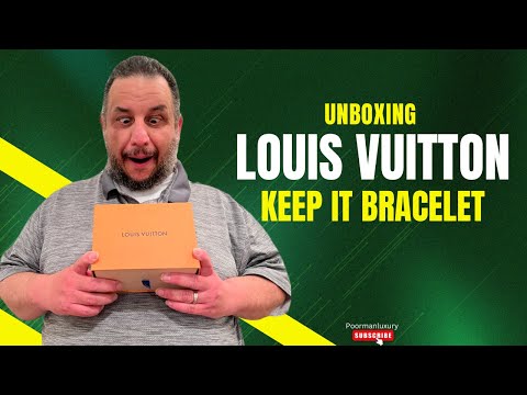 Unboxing Louis Vuitton Keep It Bracelet