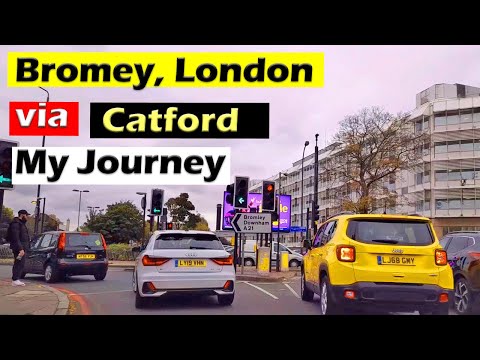 Journey to Bromley from Catford, South London, UK