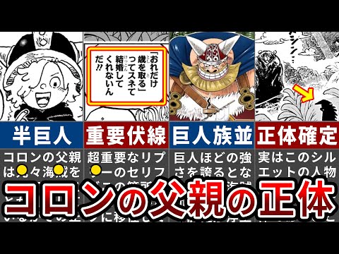 【ワンピース1135話】半巨人族『コロン』の父親ってまさか...?!シャンクスとも繋がりが深いコロンの父親全貌【ゆっくり解説】