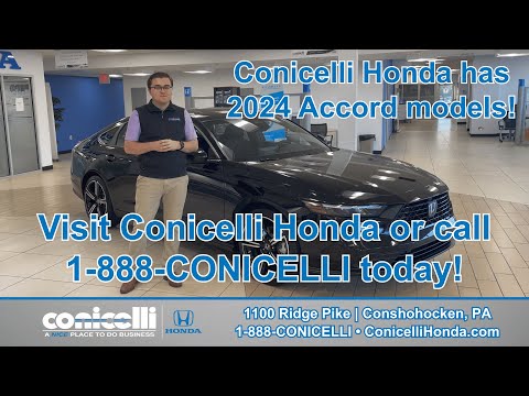 2024 Accord & Accord Hybrid: Performance, Tech, and Elegance at Conicelli Honda!