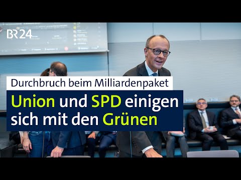 Sondervermögen: Einigung mit den Grünen | BR24