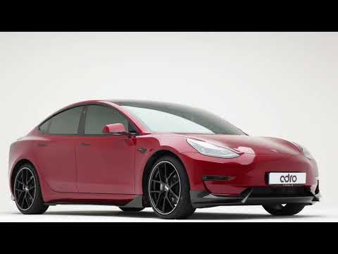 Tesla Model 3 Prepreg Dry Carbon Fiber Body Kit | ADRO