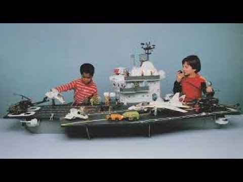 The G. I. Joe USS Flagg Aircraft Carrier was released in 1985.