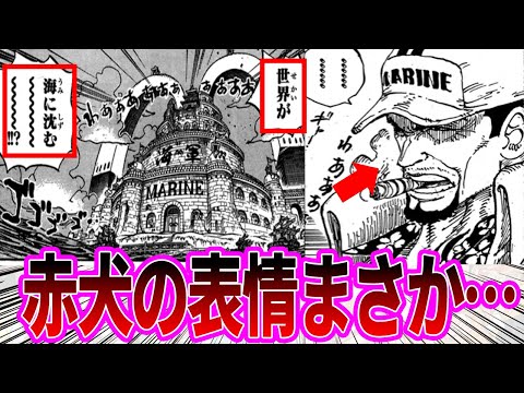 【最新1114話チョイ見せ】ベガパンクの暴露を聞いた赤犬の表情を見た読者の反応集【ワンピース反応集】