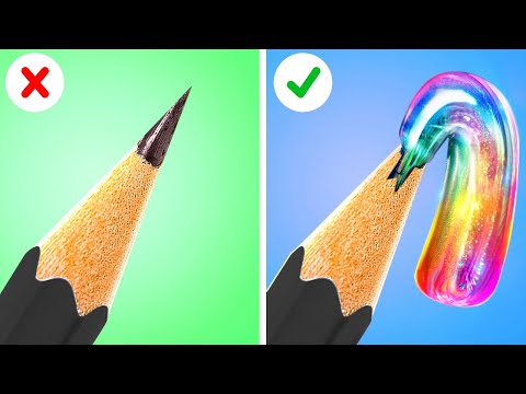 NEW DRAWING HACKS & PRO TIPS ✨🎨 Cute Ideas For Artists By YayTime! FUN