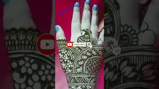 Holi Mehndi Design | Full Hand Mehndi Design | Beautiful 😍 Back Hand Mehndi Design | Mehndi #shorts