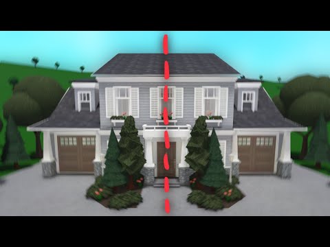 Building a Symmetrical House in Bloxburg with Anix and Frenchrxses