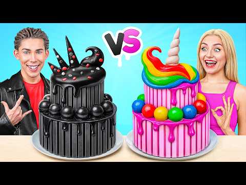 Boys VS Girls Cake Decorating Challenge by Multi DO Smile