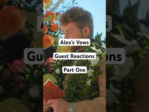 Alex and Kouvr had all of their guests crying during their wedding ceremony #weddingvideo #wedding