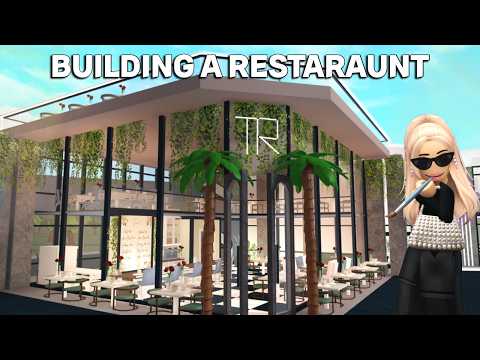 BUILDING A RESTAURANT IN MY BLOXBURG TOWN