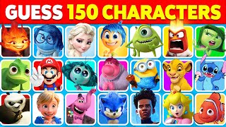 Guess 150 Characters in 3 Seconds | Despicable Me 4, Inside Out 2, Minions, Spider-Man, Disney Quiz