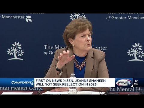 Sen. Jeanne Shaheen, of NH, says she will not seek reelection