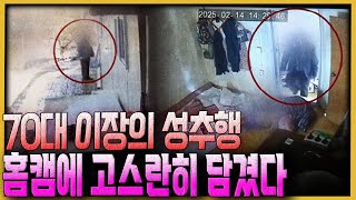 홈캠에 남아있는 70대 이장의 추악한 범행