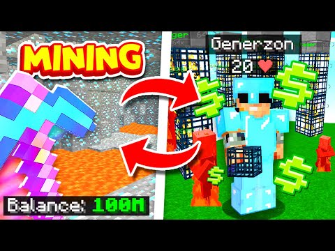 How MINING can make you RICH in Minecraft SKYBLOCK | Minecraft SKYBLOCK SERVER #6