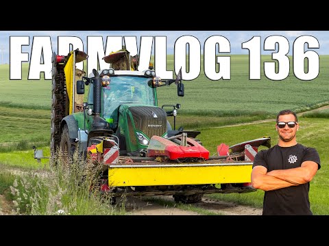 FARMVlog #136 - Seč luk pro dojný skot | FENDT 828 & PÖTTINGER NOVACAT V 10000