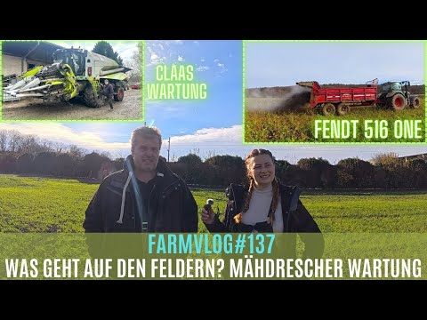 FarmVlog#137 AKF im Weizen.. Mähdrescher Wartung am Claas!