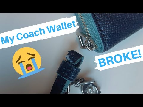 My Coach Wallet Broke! Repair Experience Storytime (It was fixed!)