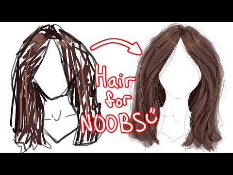 How to Draw Hair (All Hair Types)