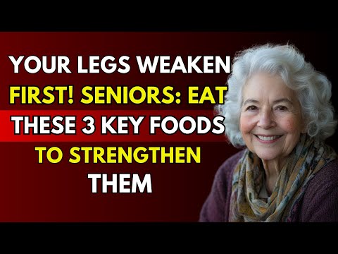 Your Legs Weaken First! Seniors Eat These 3 Key Foods to Strengthen Them