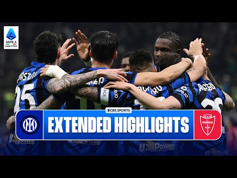 Inter vs. Monza: Extended Highlights | Serie A | CBS Sports Golazo