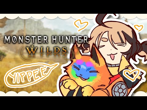 【MONSTER HUNTER WILDS】just me and my rainbow palico RGB GREM 6090XD