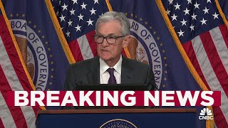 Federal Reserve Chair Powell speaks after Fed unanimously votes to leave interest rates unchanged