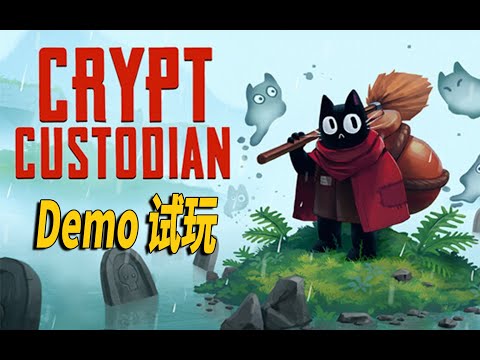 新品試玩-超好玩俯視角類銀河惡魔城遊戲《Crypt Custodian》冥界貓咪清潔工 Demo 試玩-001