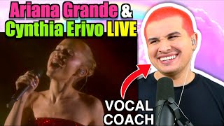 Vocal Coach Reacts to Ariana Grande & Cynthia Erivo - Defying Gravity LIVE (Oscars 2025)