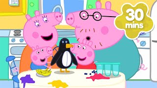 Making Messy Ice Lollies! 🐧 | Peppa Pig Tales Full Episodes