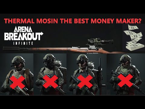 Thermal Mosin wipes T7 Squad - Arena Breakout Infinite Gameplay