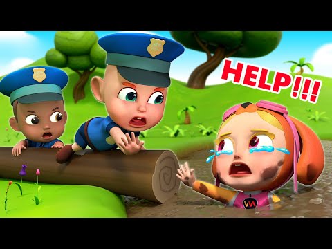 Baby is Missing | Where is Baby? | Policeman is Here to Help | Rosoo Nursery Rhymes & Kids Songs