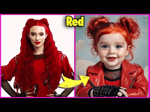 DESCENDANTS THE RISE OF RED CHARACTER AS BABY | NEW VIDEO 2025 | LOOK QUIZ