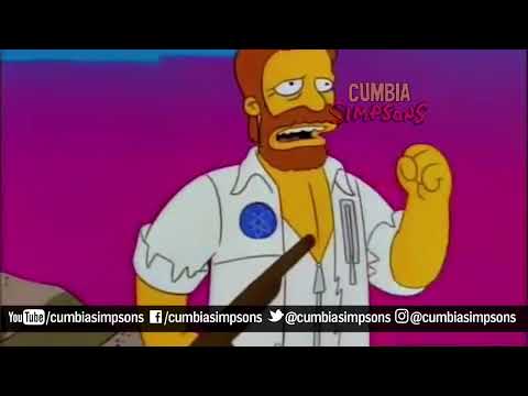 Los simpson cantando cumbia │ Damas Gratis - Indiferente │ Cumbia Simpsons │ Troy Mcclure