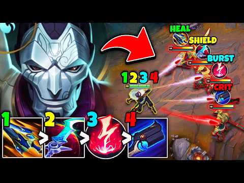 JHIN BUT EVERY SHOT HAS A UNIQUE EFFECT (1 = HEAL, 2 = SHIELD, 3 = BURST, 4 = CRIT)