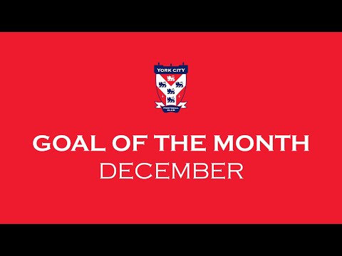 ⚽️ York City Goal Of The Month | December 2024