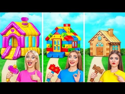 One Colored House Challenge | FunnyChallenges by Multi DO Smile