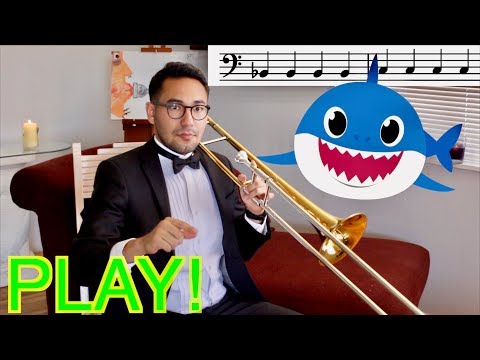 BABY SHARK TROMBONE LESSON