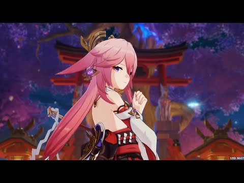 Miko Cutscene that I screen-recorded!              @GenshinImpact | Genshin impact yae miko|