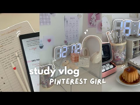 Study vlog 🎧5am morning routine, revising for exams, desk makeover, new iPad unboxing, skincare