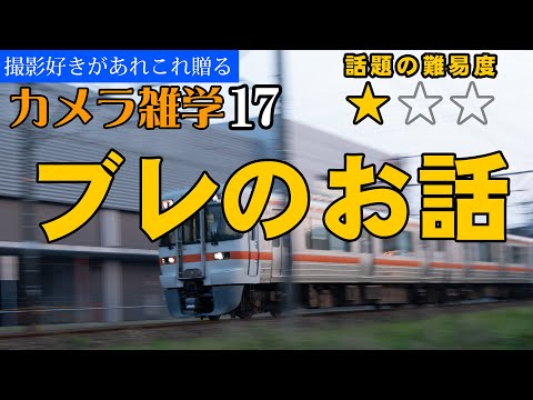 【カメラ雑学17】撮影時のブレについてのお話。