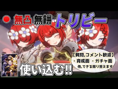 【スタレ】質問歓迎：無凸トリビーを使って色々やります。 【崩壊スターレイル】