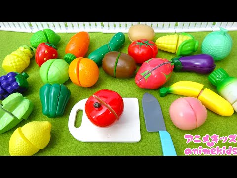 Let's learn the names of vegetables and fruits! @animekids