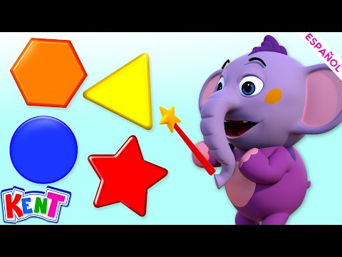 Aprende formas con cubos de rompecabezas 🔵⭐| Vídeos educativos | Learn Shapes | Kent el elefante