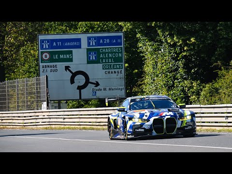 FIA WEC, 24h Le Mans: #46 BMW M4 GT3 onboard.