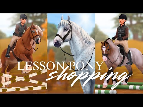 Lesson Pony Shopping! II Trying Out 4 Ponies! II SSO RRP